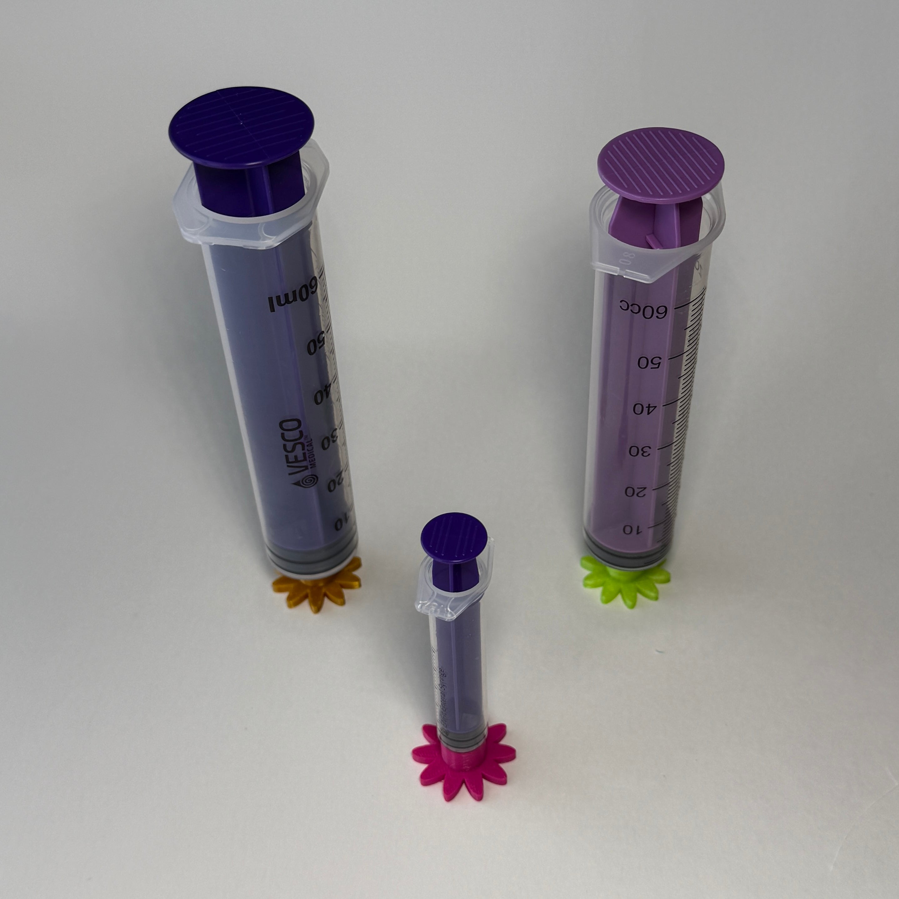 Flower Syringe Cap